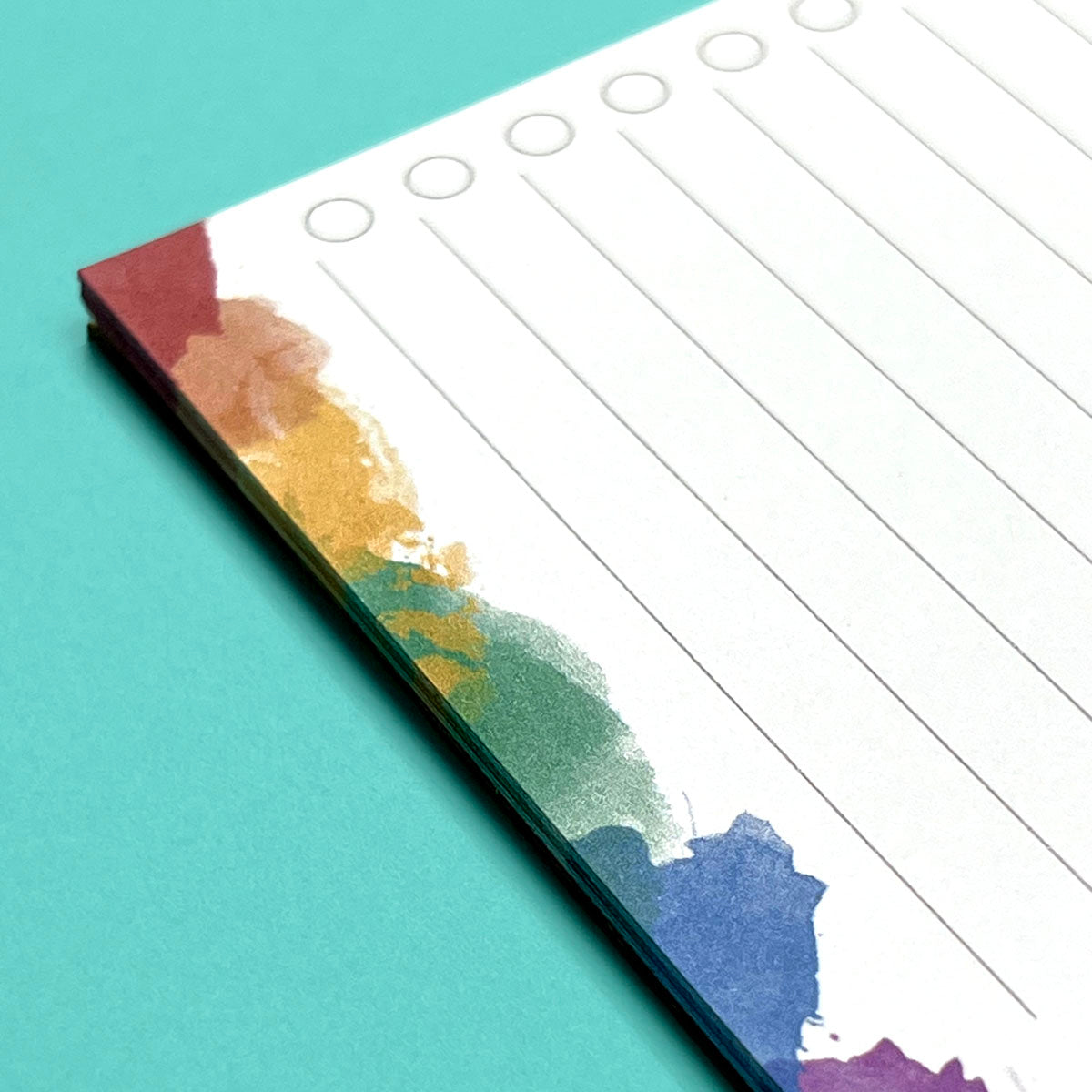 Small Magnetic Notepad: Watercolor